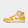 Nike Women's Air Jordan Retro 1 Mid Casual Shoes In White/university Gold/white