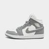 Nike Women's Air Jordan Retro 1 Mid Casual Shoes In Sail/stealth/white