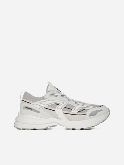 Axel Arigato Marathon R-trail Leather And Mesh Sneakers In White
