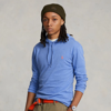 Polo Ralph Lauren Jersey Hooded T-shirt In Soft Royal Heather