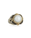 KONSTANTINO NEMESIS PEARL CABOCHON RING,PROD196950427