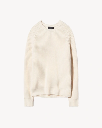 Nili Lotan Caleb Sweater In Ecru