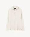 Nili Lotan Gaia Slim Shirt In Ivory