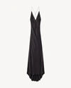 Nili Lotan Katie V-neck Gown In Black