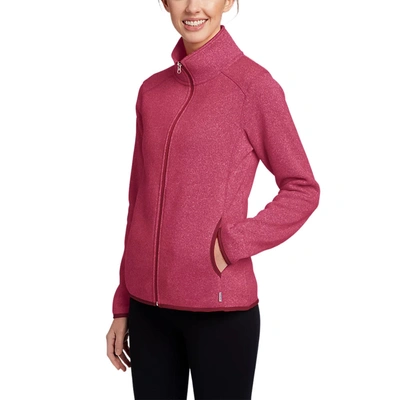 Eddie Bauer Women's Radiator Fleece Full-zip Mock In Pink