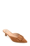 Journee Collection Vianna Kitten Heel Pump In Tan