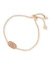 Kendra Scott Elaina Statement Bracelet In Rose Gold Plate In Rose Gold