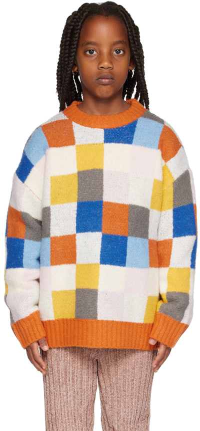 Fish & Kids Multicolor Check Sweater