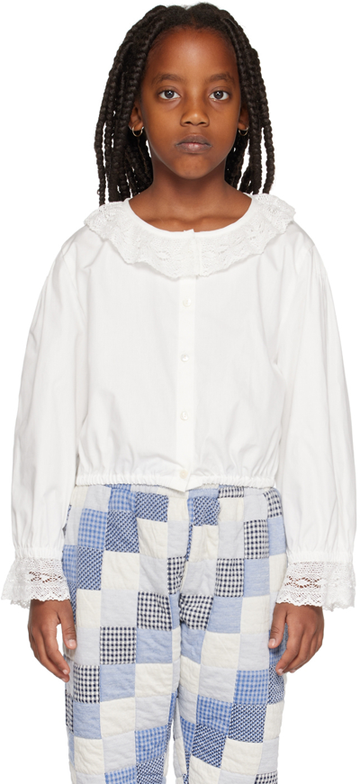 Fish & Kids White Romantic Blouse