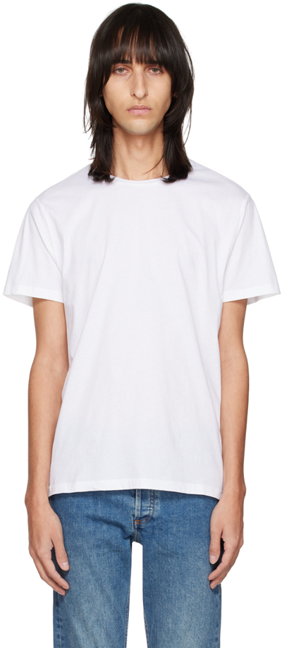 Apc White Arnold T-shirt In Aab White