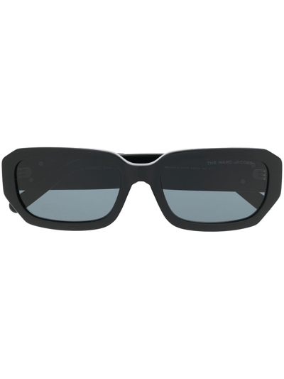 Marc Jacobs J Marc Rectangular Sunglasses In Black