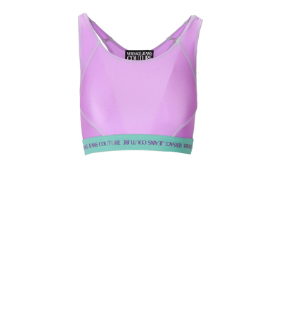 Versace Jeans Couture Shiny Lilac Top