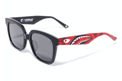 Pre-owned Bape Shark 13 Sunglasses Red