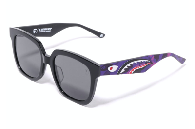 Pre-owned Bape Shark 13 Sunglasses Purple