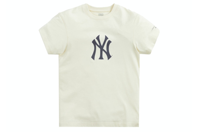Pre-owned Kith Kids & Mlb For New York Yankees Tee Sandrift