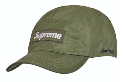 Pre-owned Supreme Shockcord Camp Cap Olive