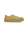 Jil Sander Beige Calfskin Sneakers In Verde