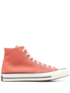 Converse Chuck 70 High-top Recycled-canvas Trainers In Orange