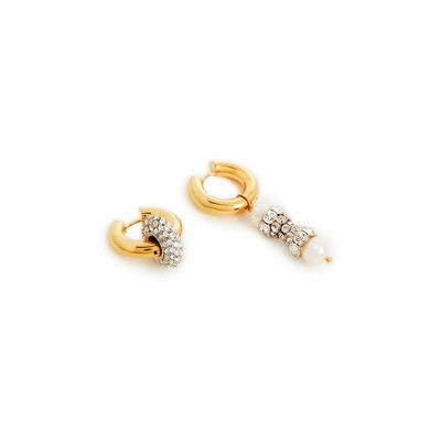 Timeless Pearly Crystal Earrings