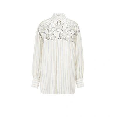 Gauchère Chemise Vendelin En Soie In White