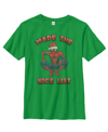 MARVEL BOY'S MARVEL CHRISTMAS SPIDER-MAN NICE LIST CHILD T-SHIRT