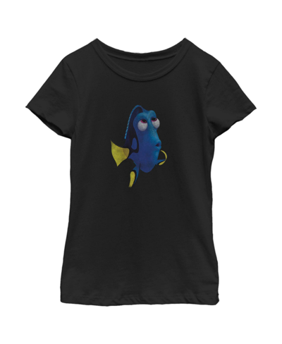 Disney Pixar Girl's Finding Dory Have A Merry Something Child T-shirt In Black