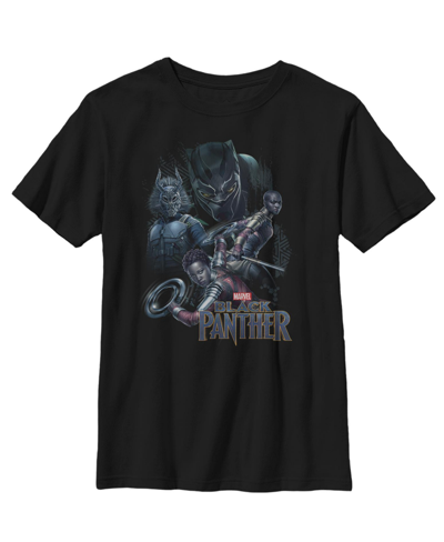 Marvel Kids' Boy's  Black Panther 2018 Character View Child T-shirt
