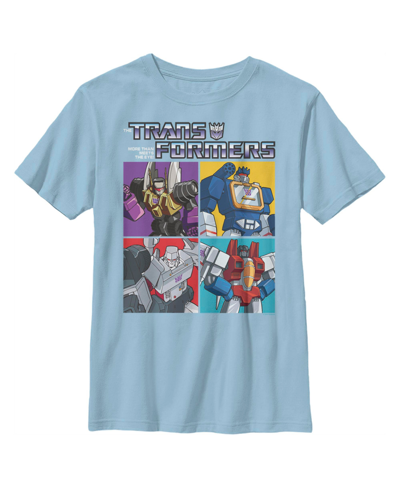 Hasbro Kids' Boy's Transformers Decepticon Characters Boxes Child T-shirt In Light Blue