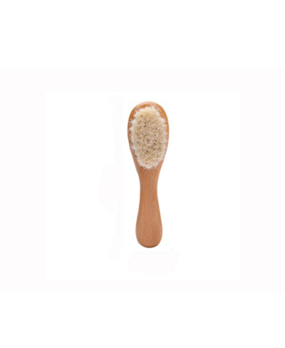 Embe Infant Wooden Hair Brush In Natural Wood