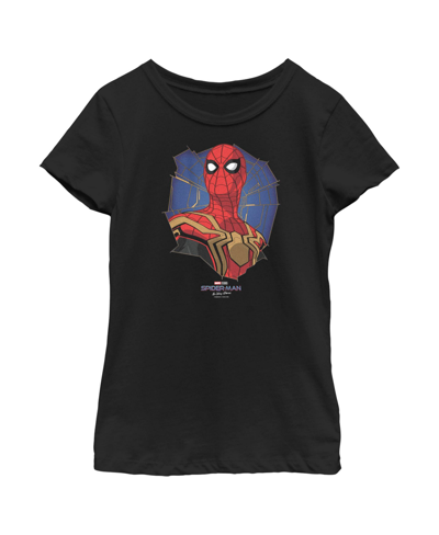 Marvel Kids' Girl's  Spider-man: No Way Home Web Of A Hero Child T-shirt In Black