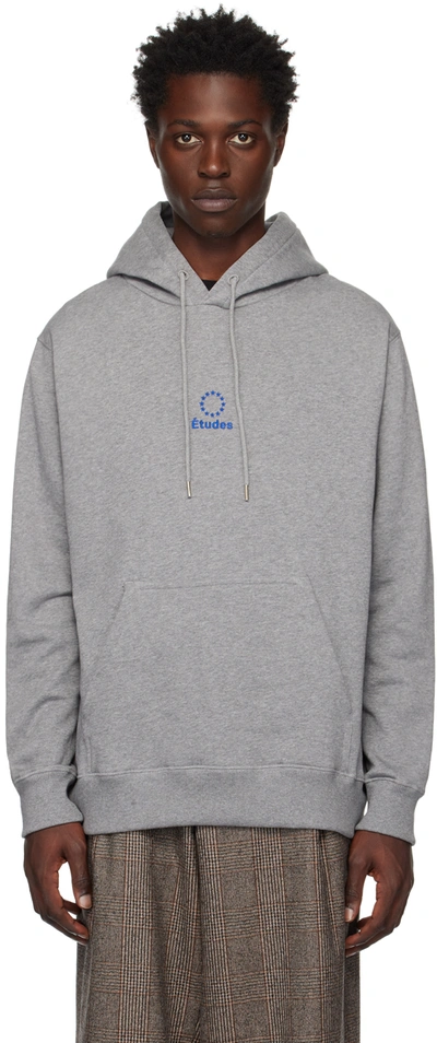 Etudes Studio Gray Klein Hoodie In Heather Grey