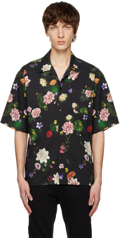 John Elliott Camp Shirt In Night Lotus