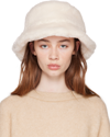 Stand Studio Faux-shearling Bucket Hat In White