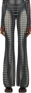 JEAN PAUL GAULTIER SSENSE EXCLUSIVE GRAY DOTS LOUNGE PANTS