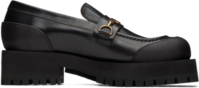 Palm Angels Chunky-sole Loafers In Black
