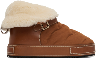 Chloé Maxie Genuine Shearling Bootie In New