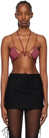 NENSI DOJAKA BURGUNDY ANGULAR BRA