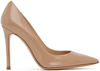 Gianvito Rossi Woman Pumps Light Brown Size 6 Leather In Pink