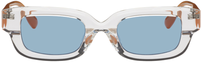 Projekt Produkt Transparent & Orange Aucc2 Sunglasses In C0