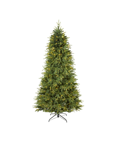 Nearly Natural Vancouver Fir "natural Look" Artificial Christmas Tree With 500 Clear Led Lights And 2542 Bendable B In Green