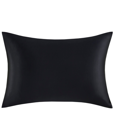 Madison Park 25-momme Mulberry Silk Pillowcase, Standard In Black