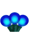 Northlight Satin G50 Globe Christmas Lights With Wire, Set Of 15 In Blue