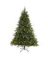 Nearly Natural Colorado Mountain Fir "natural Look" Artificial Christmas Tree With 600 Clear Led Lights And 3048 Be In Multi
