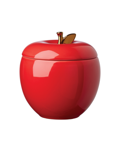 Kate Spade Knock On Wood Apple Cookie Jar In Red