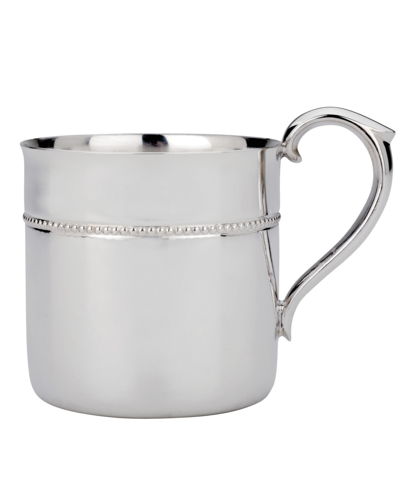 Reed & Barton Royal Bead Silver-plated Baby Cup In Metallic And Silver Plate