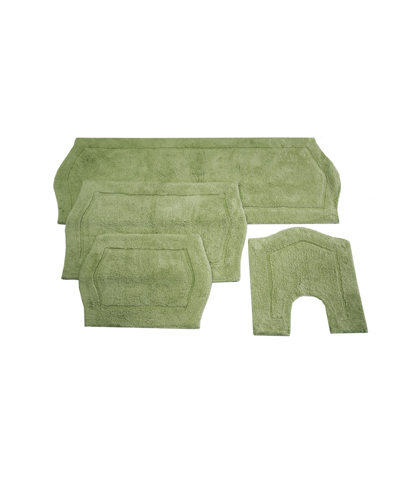 Home Weavers Waterford 4-pc. Bath Rug Set In Sage