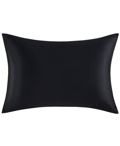 Madison Park 25-momme Mulberry Silk Pillowcase, Queen Bedding In Black