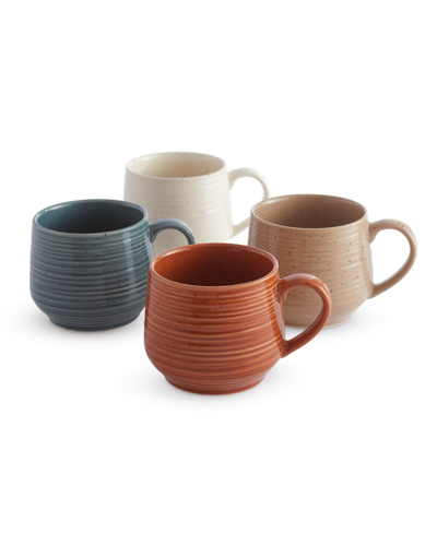 Sango Siterra Painters Palette Mixed Mugs, Set Of 4 In Assorted