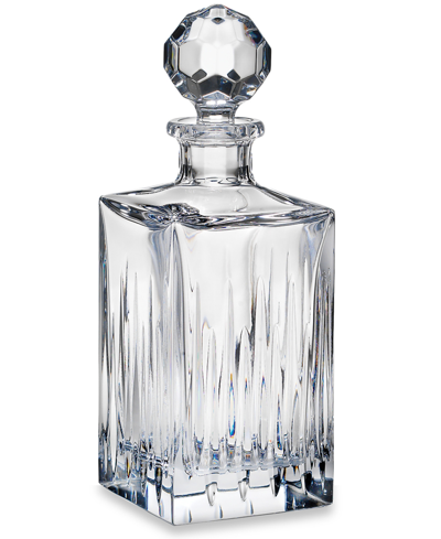 Reed & Barton Soho Crystal Square Decanter In Clear And No Color