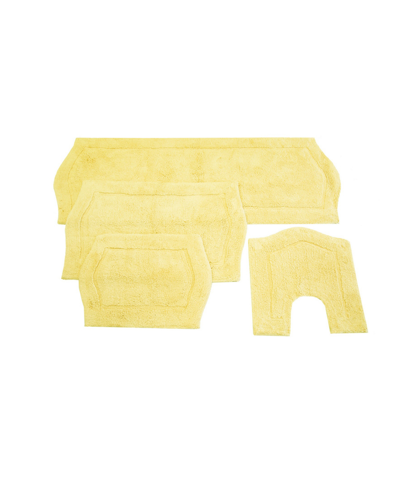 Home Weavers Waterford 4-pc. Bath Rug Set In Yellow